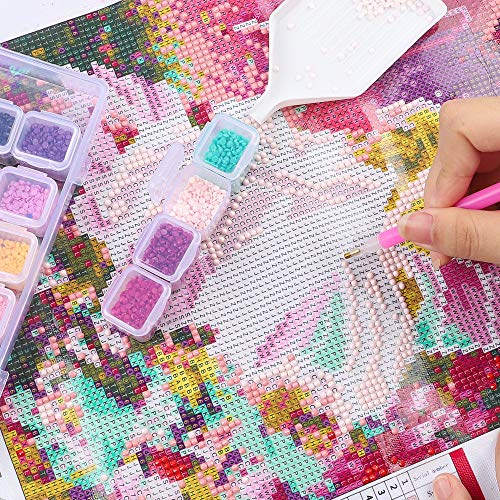 SGHUO 168 Slots 6pcs 28 Grids Diamond Painting Boxes Plastic Organizer, Bead Organizer (Pack of 2) - size: 6pcs (Pack of 2)
