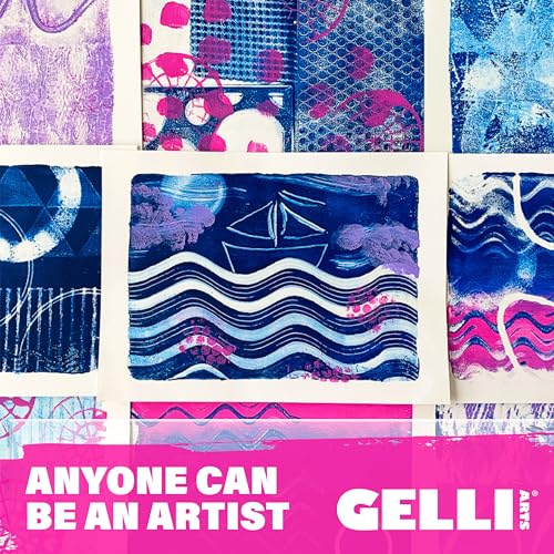 Gelli Arts 16" x 20" Gel Printing Plate - Clear, Reusable Gel Plates for Printing. Monoprinting & Printmaking Supplies for Arts & Crafts - size: 16" x 20"