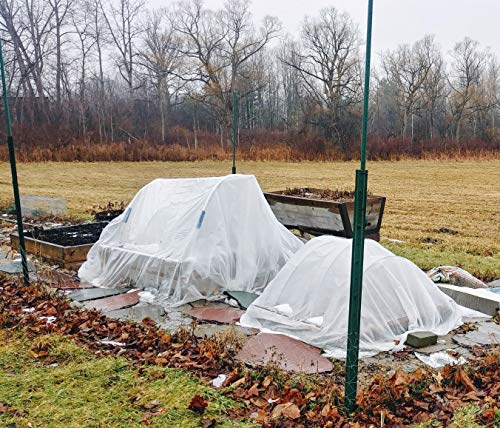 NANJA 13x16Ft Plastic Drop Cloth 1 Mil Clear Tarp for Painting,Furniture | Clear waterproof drop cloth. Protects floors, furniture, carpets from spills & dust.