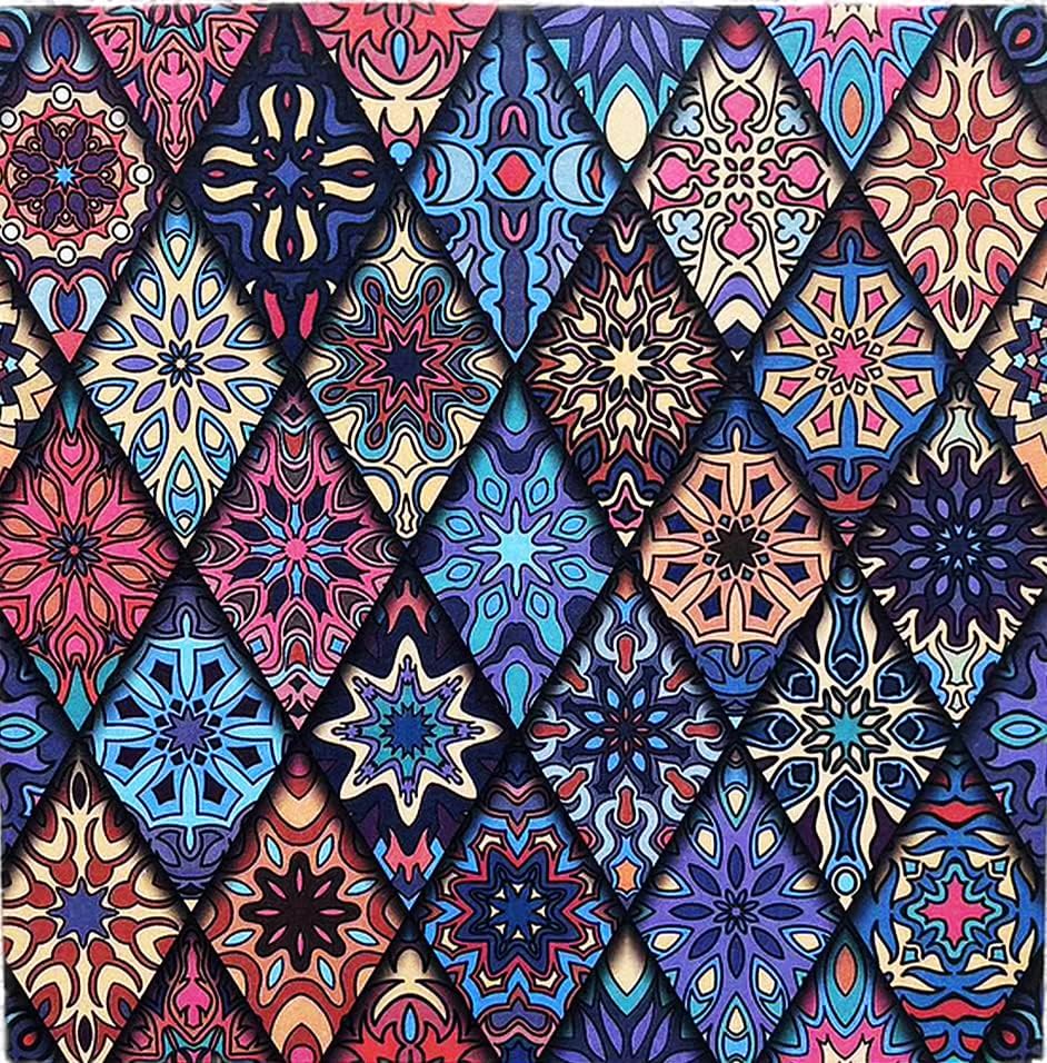 Groovy Boho Tribal Scrapbook Pad – 24 Bohemian Sheets for Scrapbooking, Junk Journals, Collage, Decoupage, Card Making & Mixed Media, 6x6 Single-Sided Craft Paper - color: 6x6 Boho