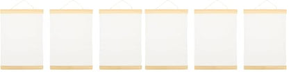 FAVOMOTO Ornament Frame White Blank Cotton Canvas Panels 3Pcs Wooden Framed Artist Canvas Board with Hanging Rope DIY Arts Accessory for Painting Acrylic Pouring Oil Paint Ornament Frames (Pack of 2) - size: 11.79 inches x 8.25 inches (Pack of 2)