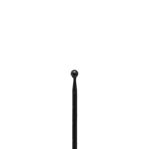 Deco 79 Metal Display Easel Tabletop Easel with Ball Details, Set of 3 Display Stand 12", 10", 8"H, Black - color: Black