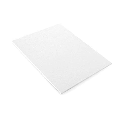 KINGART White Canvas Panel Set – Rectangle, 8x10 Inch, 14-Pack – 100% Cotton, Pre-Primed Gesso Artist Boards for Acrylic, Oil, Sketching, & Mixed Media Painting - color: White, size: 8" x 10"