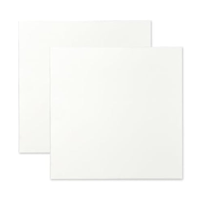 KINGART 809-2 Stretched White Canvas for Painting, 20 x 20 Inch, Pack of 2 - size: 20 x 20 Inch
