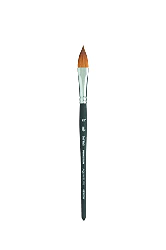 Princeton Aqua Elite Wash Brush, Synthetic, Short Handle, Size 1/2 inch, 1 Count - size: Size 1/2