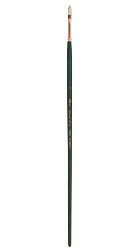 Silver Brush Limited Grand Prix Filbert Oil Paintbrush, Size 0 - size: Size 0