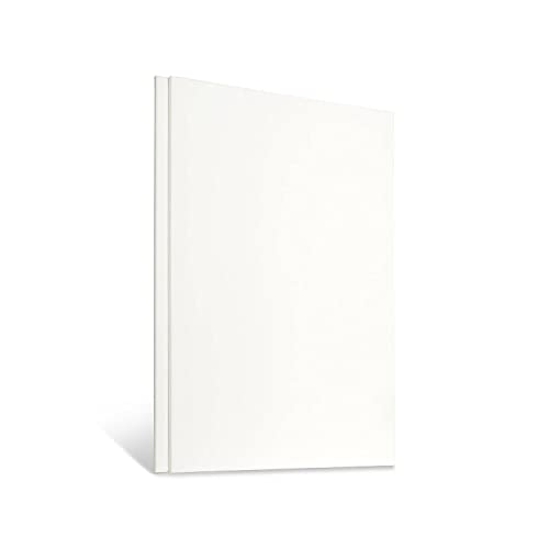 KINGART Stretched White Canvas Set – Rectangle, 24x36 Inch, 2-Pack – 100% Cotton, Triple Gesso Primed – 5/8" Profile Back-Stapled Artist Boards for Acrylic, Oil, Pouring, & Mixed Media Painting - size: 24" x 36"