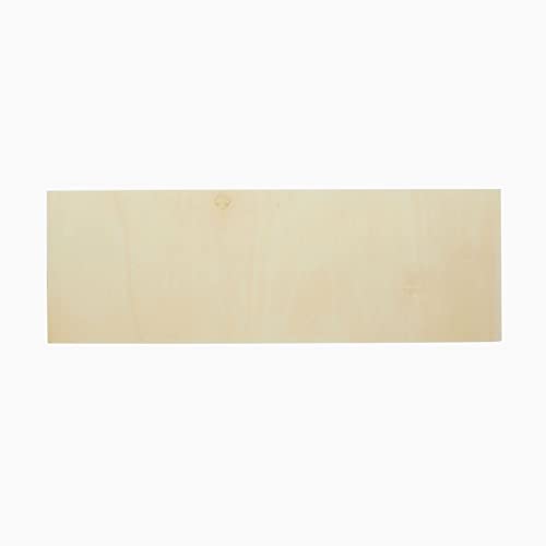 Bright Creations Unfinished Wood Canvas Boards - Boards for Crafting & Painting - Hanging Wood Sign & Wall Decor - 4 x 12 in, Pack of 6 - size: 4x12 inch