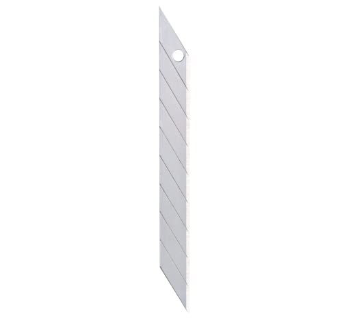 Beaditive Detail Craft Knife Blades (30 pcs) - 30 Degree Snap-Off Utility Knife Blade - Art, Craft, Model Making (Steel) - color: Steel