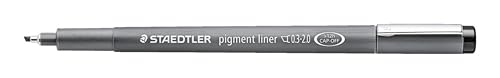 STAEDTLER 308 C2-9 Pigment Liner Black Chisel Tip 0.3-3.00 mm