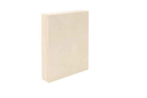 Da Vinci Pro Birch Wood Panel 1-5/8 Deep – 9x12 4-Pack - Fine Textured, Warp Resistant, Lightweight & Rigid – Perfect for Mounting Sanded Pastel or Watercolor Paper, Linen or Canvas