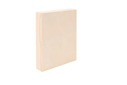 Da Vinci Pro Birch Wood Panel 1-5/8 Deep – 9x12 4-Pack - Fine Textured, Warp Resistant, Lightweight & Rigid – Perfect for Mounting Sanded Pastel or Watercolor Paper, Linen or Canvas