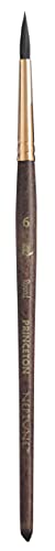Princeton Neptune Round Brush, Synthetic, Short Handle, Size 6, 1 Count - size: Size 6
