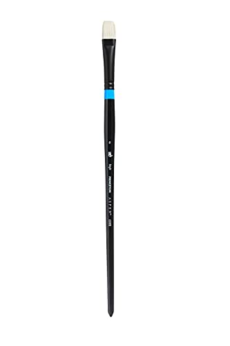 Princeton Aspen Bright Brush, Synthetic, Long Handle, Size 8, 1 Count - color: Black, size: Size 8