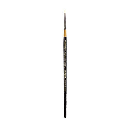 KingArt Original Gold 9000 Series, Premium Artist Brush, Golden TAKLON Round-Size: 10/0 - size: 10/0