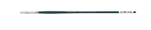 Grumbacher Gainsborough Flat Oil and Acrylic Brush, Hog Bristle, Size 1 (1271F.1) - size: 1