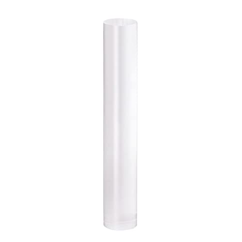 HARFINGTON Acrylic Clay Roller 6 Inch x 1 Inch Solid Non-Stick Plastic Round Tube Roller Polymer Clay Rod Fondant Rolling Pin for Shaping, Sculpting, Modeling DIY Crafts, Transparent - color: Transparent, size: 6 Inch x 1 Inch