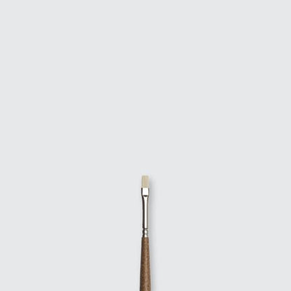 Winsor & Newton Artists' Oil Synthetic Brush, Bright #1 | Synthetic Flagged Bristles, Excellent Color Carrying Capacity, Handmade in England, For Oil Paint - style: Bright #1