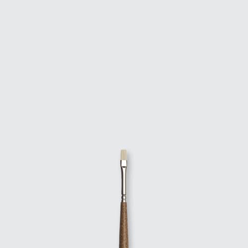 Winsor & Newton Artists' Oil Synthetic Brush, Bright #1 | Synthetic Flagged Bristles, Excellent Color Carrying Capacity, Handmade in England, For Oil Paint - style: Bright #1