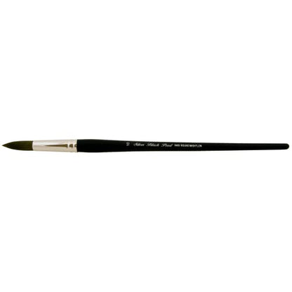 Silver Brush Limited Black Pearl Round Oil and Acrylic Paintbrush, Size 10 - size: Size 10