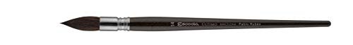 Escoda | Watercolour | Artist Set Pablo Rubén | Size 12,14,14 | 3 Brushes | Synthetic White Toray + Tendo | Round Pointed + Round mop + mottler - color: White/Brown/Black, size: Artist Set