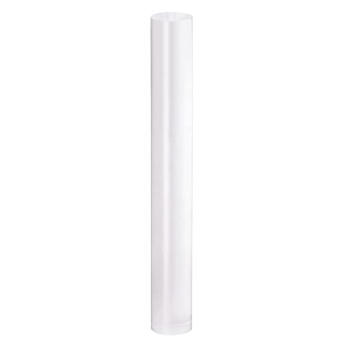 HARFINGTON Acrylic Clay Roller 8 Inch x 1 Inch Solid Non-Stick Plastic Round Tube Roller Polymer Clay Rod Fondant Rolling Pin for Shaping, Sculpting, Modeling DIY Crafts, Transparent - color: Transparent, size: 8 Inch x 1 Inch