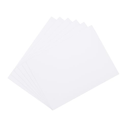 uxcell White EVA Foam Sheets, 7.9x5.9in 2mm Thick Handicraft Foam Paper for DIY Craft Projects Art Card Party Decoration, 6 Pcs - color: White