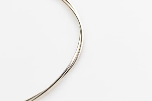 925 Sterling Silver Wire, 14 Gauge, Round, Dead Soft, 1FT by CRAFT WIRE | Sterling Silver Wire for Jewelry Making, Wire Wrapping, Solid 925 Sterling Silver, High Quality Made in USA - size: 14 Gauge, style: 1 Foot