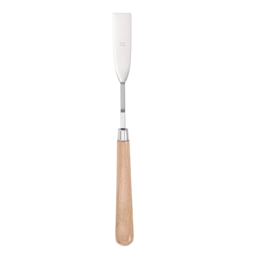 MECCANIXITY HM#17 Palette Knives 17mm Width Stainless Steel Spatula Painting Pallet Knife with Wood Handle for Oil Painting Acrylic Canvas Mixing Spreading - style: HM#17 + 17mm