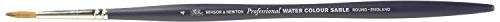 Winsor & Newton Professional Watercolour Sable Brush, Round #4 - size: #4, style: Round