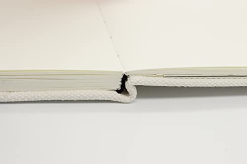 Etchr A6 Portrait Sketchbook - Hot Press Mixed Media 100% Cotton - Hardcover Drawing Book 4.1”x5.8 with 52 Pages, White