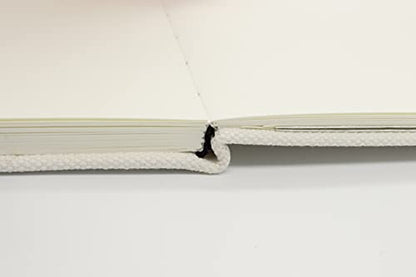 Etchr A6 Portrait Sketchbook - Hot Press Mixed Media 100% Cotton - Hardcover Drawing Book 4.1”x5.8 with 52 Pages, White