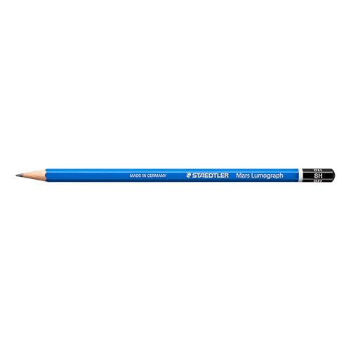STAEDTLER Mars Lumograph 8H Graphite Art Drawing Pencil, 6 Pencils - style: 8H