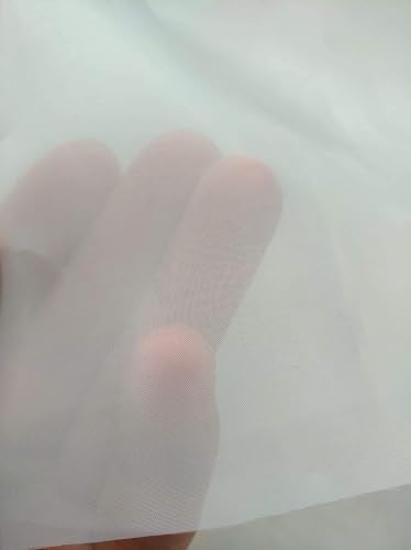 3 Yards 1.27 Meters Silk Screen Printing Fabric Mesh Screen Printing Mesh Wide High Tension Mesh Making Ink Supplies (160 Mesh_64T)