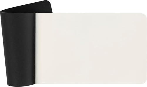 Moleskine Art Sketch Album, Hard Cover, Pocket (3.5" x 5.5") Plain/Blank, Black, 72 Pages