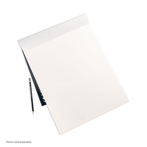 Bee Paper - 14"x 17" Vellum Bristol Paper Pad, 15 Sheets - size: 14-inch x 17-inch, 15 Sheet Tape Bound Pad