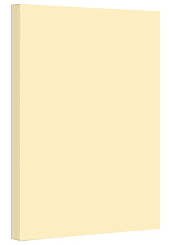 Ivory Pastel Color Card Stock | 67Lb Cover Cardstock | 8.5" x 14" Inches | 50 Sheets Per Pack - color: Ivory