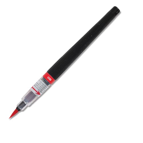 Pentel Arts Color Brush, Red, 1-Pack (GFLBP102) - color: Red