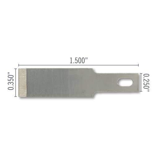 Excel Blades #17 100-Pack Chisel Craft Knife Blades, Carbon Steel | eavy Duty Craft Knives Blade Set For Precision Chiseling, Shaving, Carving & Trimming – Made in USA - size: 100 Pack