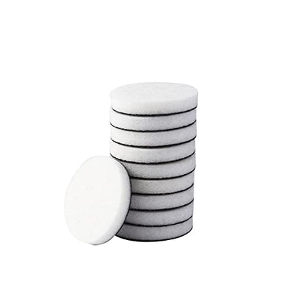 Briartw Mini Round Ink Blending Tool with Foams Replacement Refill Foam Set 1 Tool and 12 Foams Scrapbooking Painting Drawing Art Supplies Handle Ink Tools Embossing Stencils - color: 1 PCS Tool and 12 PCS Flat Foams