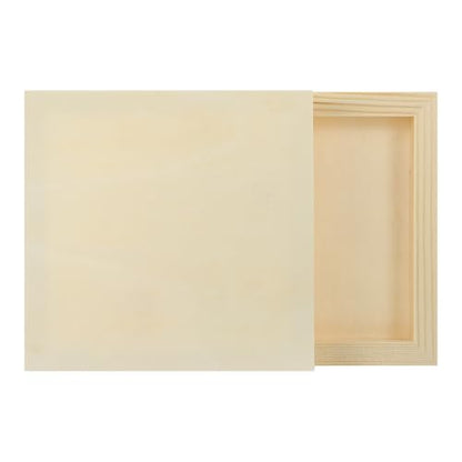 MECCANIXITY 6 Pack Wood Canvas Boards, 6x6 Inch Art Canvases Square Unfinished Wood Panel for Painting, Crafts, DIY Projects, Pouring Art - size: 6x6 Inch