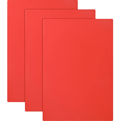 Tondiamo 3 Pcs Rubber Stamp Sheets for Laser Engraving Machine, A4 Rubber Stamp Sheets for Laser Cutter Soft to Make, 2.3 mm(Red) - color: Red