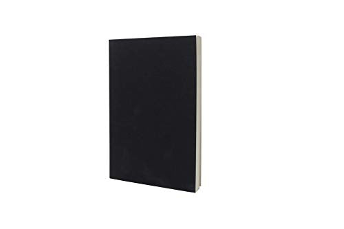 LayFlat Sketchbook - 5.5 x 8.25 Inches - Black Blank Note Book, 64 Sheets, Thick 100gsm Paper… - color: Black, size: Medium