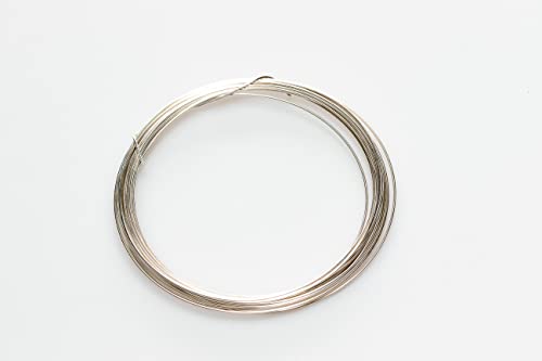 CRAFT WIRE 19 Gauge, 925 Sterling Silver Wire (Round) Dead Soft Made in USA - 5FT | Sterling Silver Wire for Jewelry Making, Wire Wrapping, Solid 925 Sterling Silver, High Quality Made in USA - size: 19 Gauge, style: 5 Feet