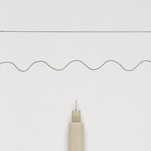 SAKURA Pigma Micron Fineliner Pen - 003 Black - 0.15 mm Archival Waterproof Ink