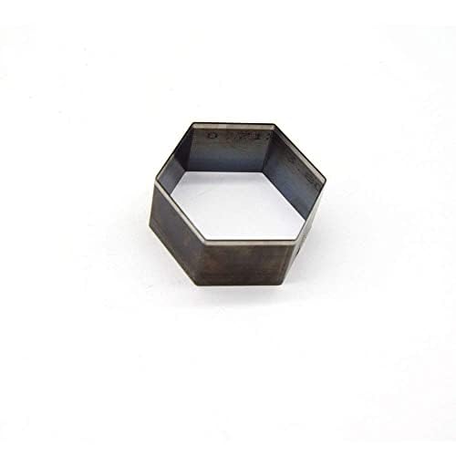Alloy Steel Hexagon Shape Cutting Die for Cardboard, Leather, PVC, Fabric Good Helper for Handicraft (Steel08) - color: Steel08