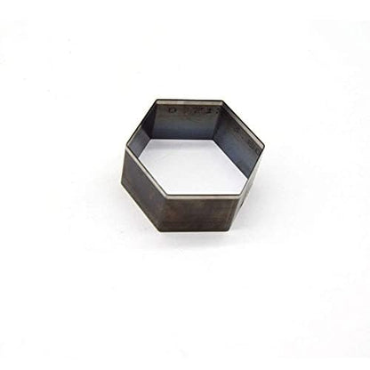 Alloy Steel Hexagon Shape Cutting Die for Cardboard, Leather, PVC, Fabric Good Helper for Handicraft (Steel08) - color: Steel08