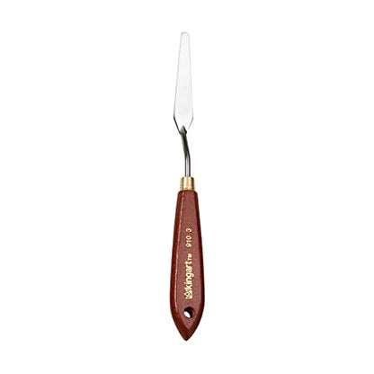 KINGART Tapered TROWEL PALETTE KNIFE and Painting Tool for Scraping, Mixing and Painting with Oil and Acrylic Paints - size: Tapered
