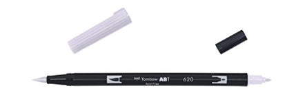 Tombow Dual Brush Pen, ABT, No. 620 (AB-T620) - color: 620 Lilac