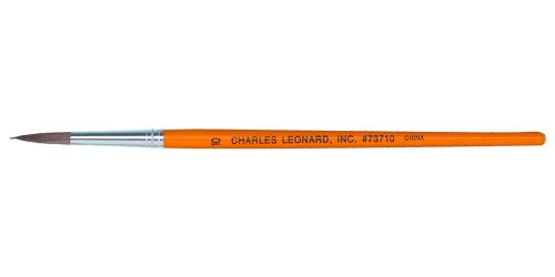 Charles Leonard Sabeline Water Color Paint Brushes with Round Handle, # 11, 1 Inch, Pointed Sable Blend Bristles, 12-Pack (73711) - size: # 11 - 1 Inch, style: Sable Blend